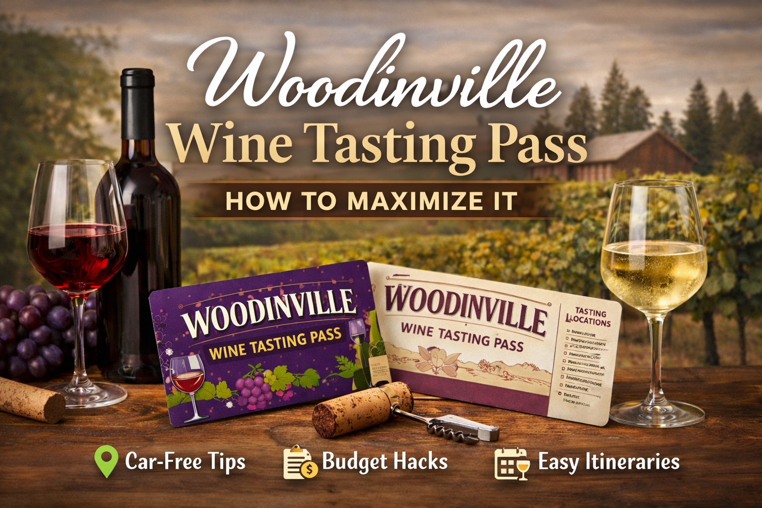 Woodinville Wine Tasting Pass: How to Maximize It (Car-Free + Budget ...