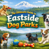 image of dogs at an eastside dog park.