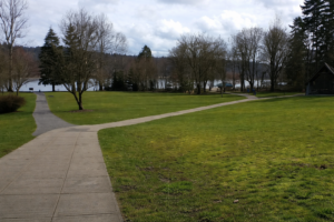 Picture of Idylwood Park walking path as part of Eastside Dog Park.